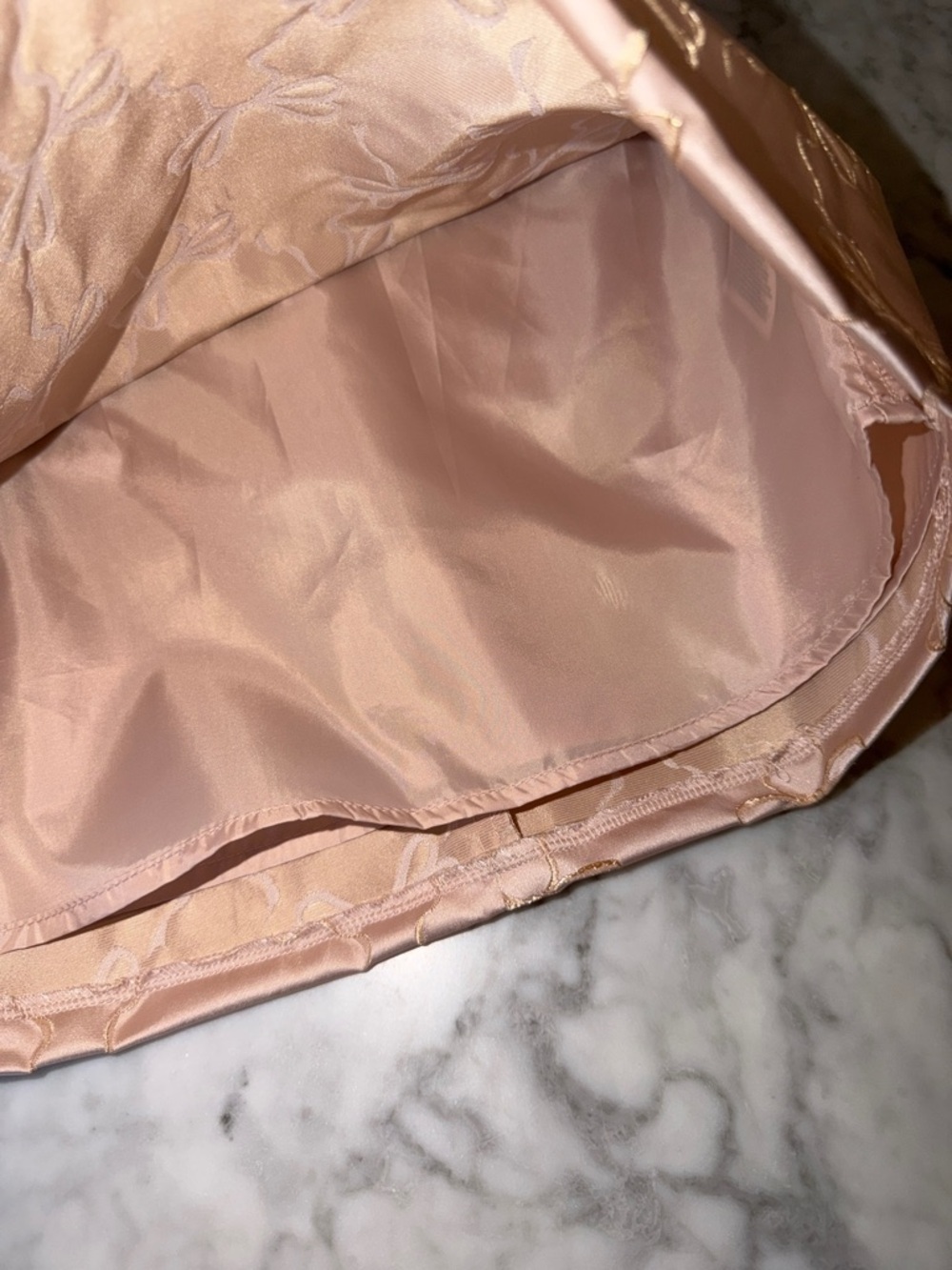 NWOT H&M Blush Pink Satin Bow-Appliqué Sleeveless Dress 2T - Picture 8 of 8